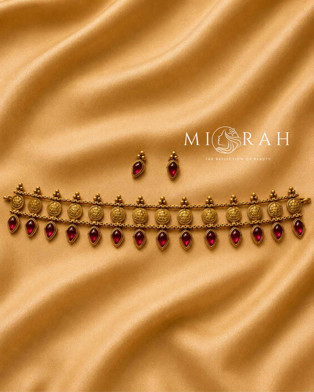 Ruby Radiance Choker Set